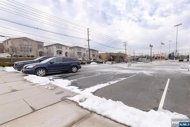 a car parked on the side of a street