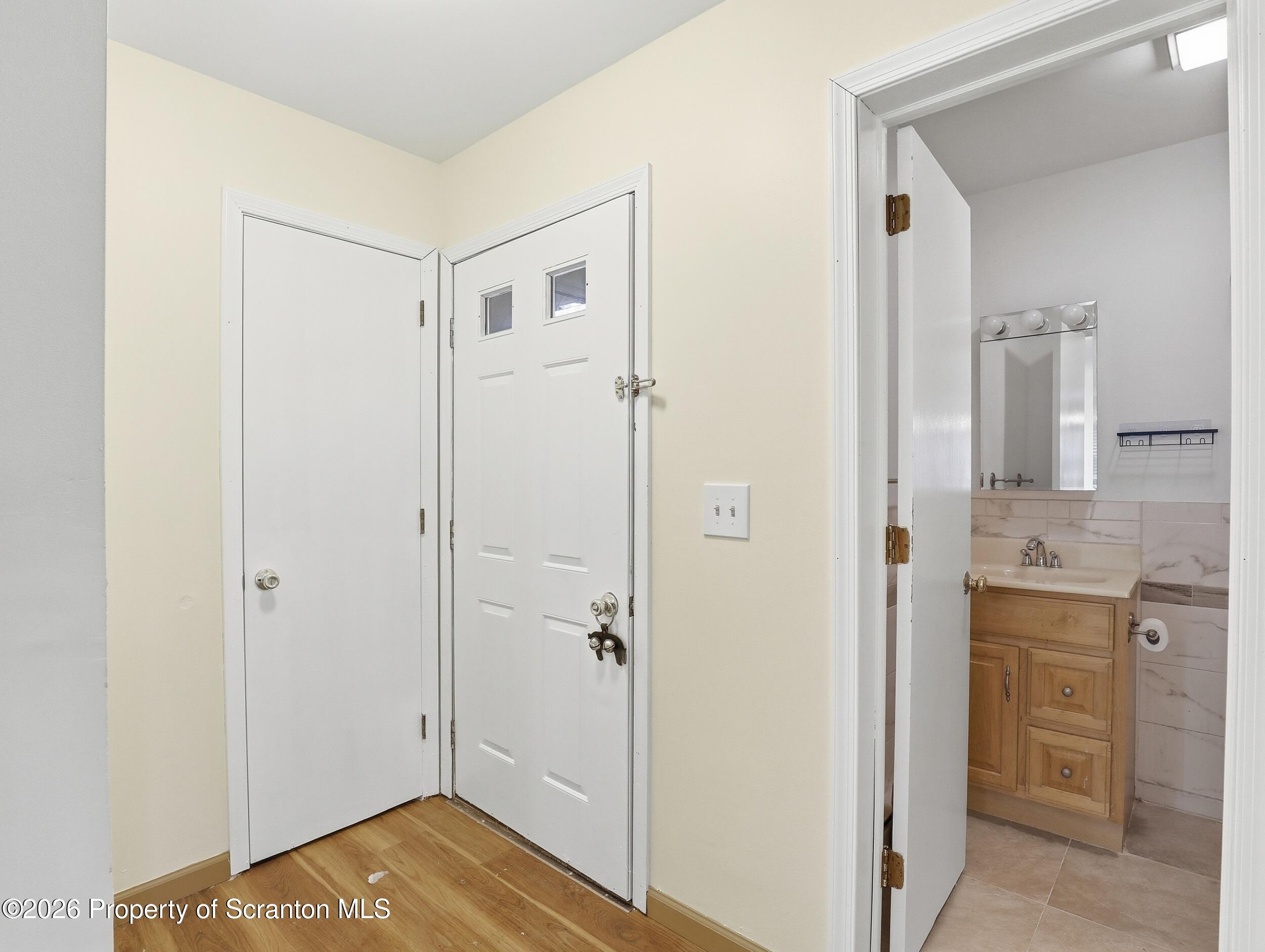 227 Image Drive Scotrun, PA 18355 - Photo 13 of 29 a view of a bathroom with a shower and a sink