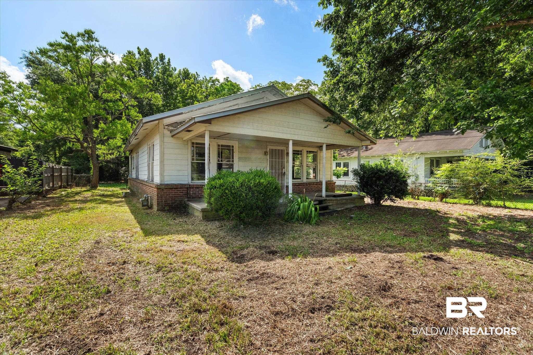 672 Burden Street Mobile, AL 36607 - Photo 19 of 20 View of front of house featuring covered porch