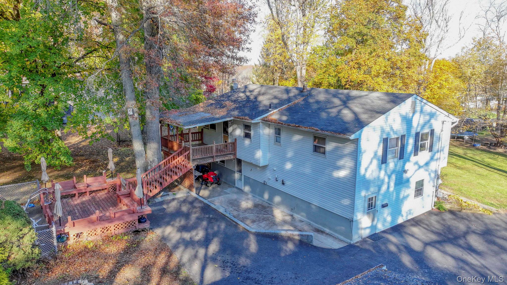 191 Mills Road Walden, NY 12586 - Photo 5 of 27 back view of house wtih deck