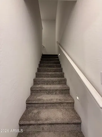 a view of a livingroom with an empty space