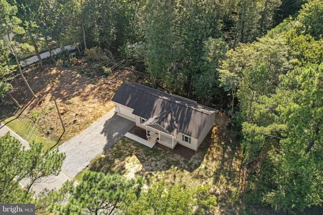 a house view with a garden space