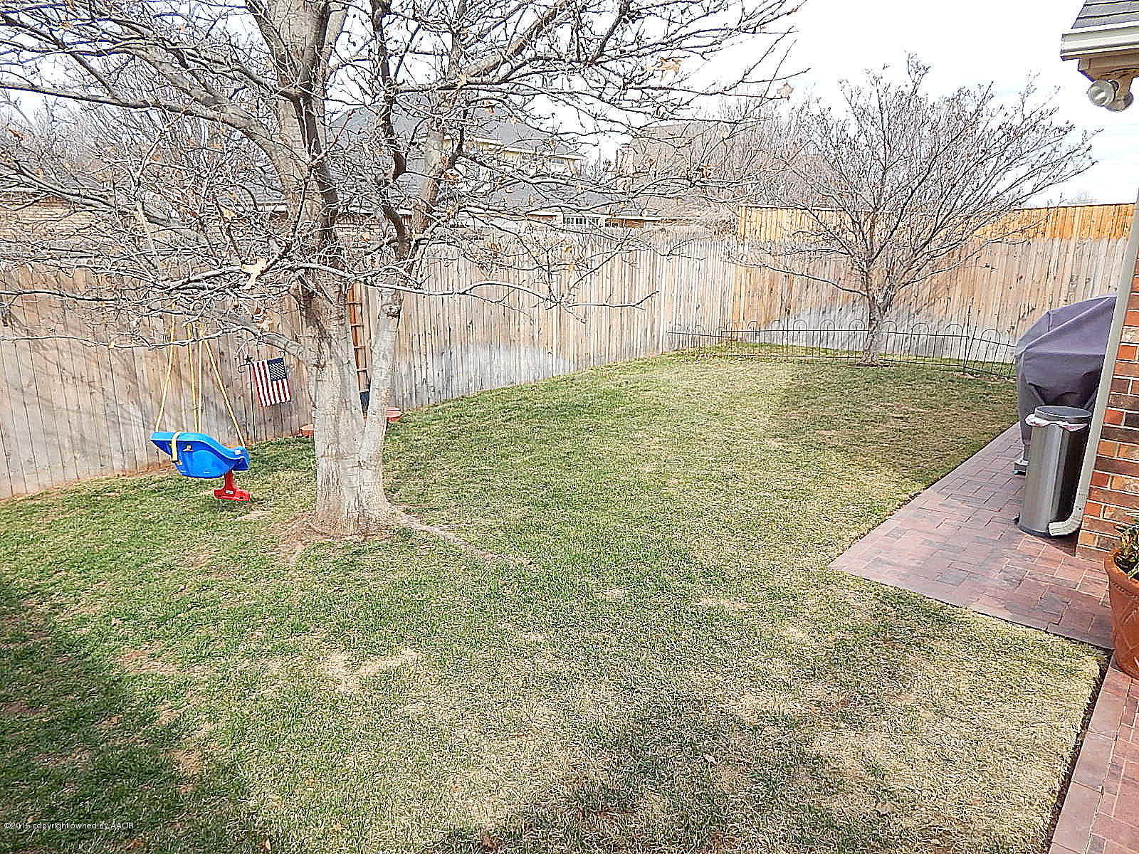 7404 Bayswater Road Amarillo, TX 79119 - Photo 28 of 30 Backyard.JPG