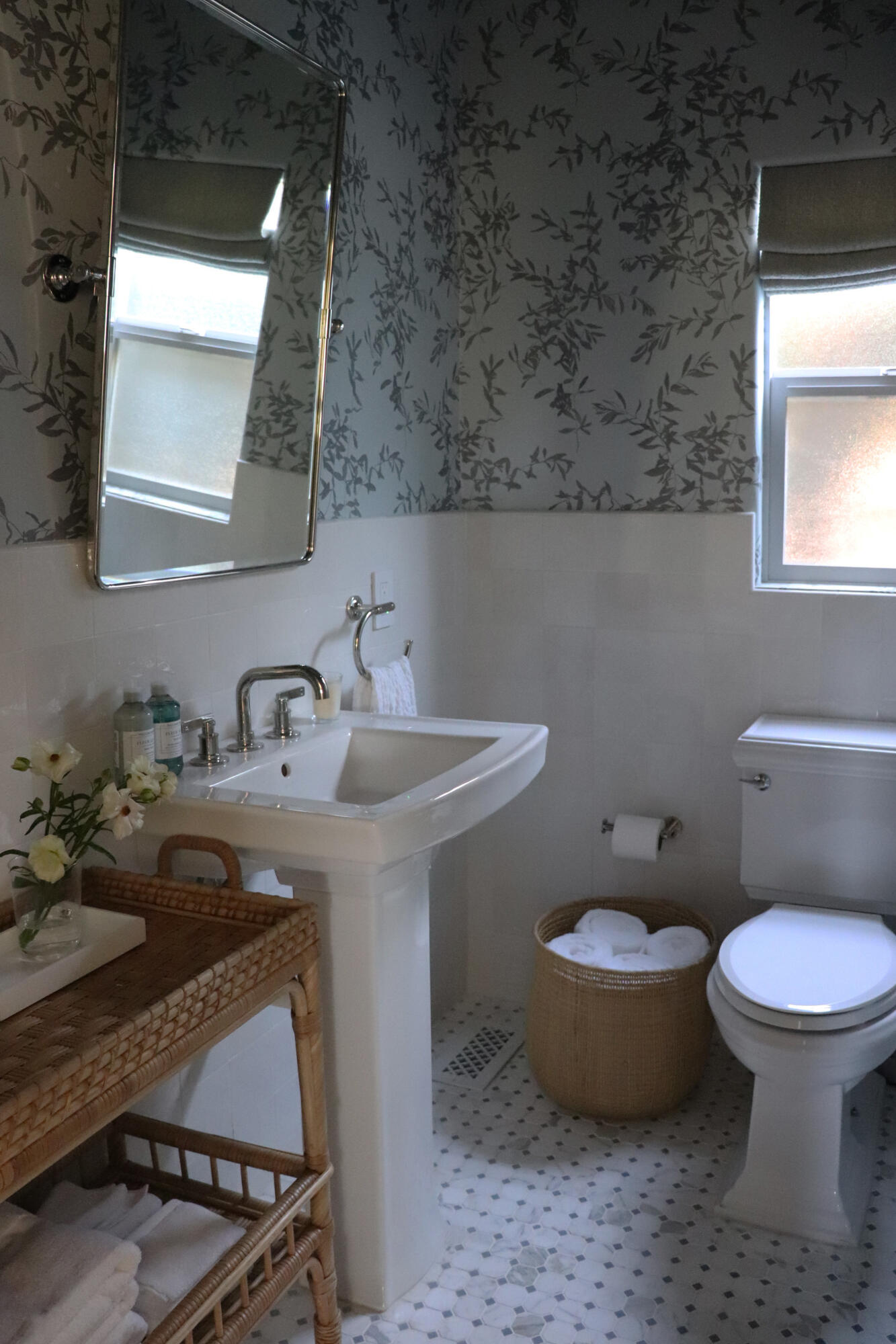1111 East Ortega Street Santa Barbara, CA 93103 - Photo 11 of 17 a bathroom with a sink toilet and mirror
