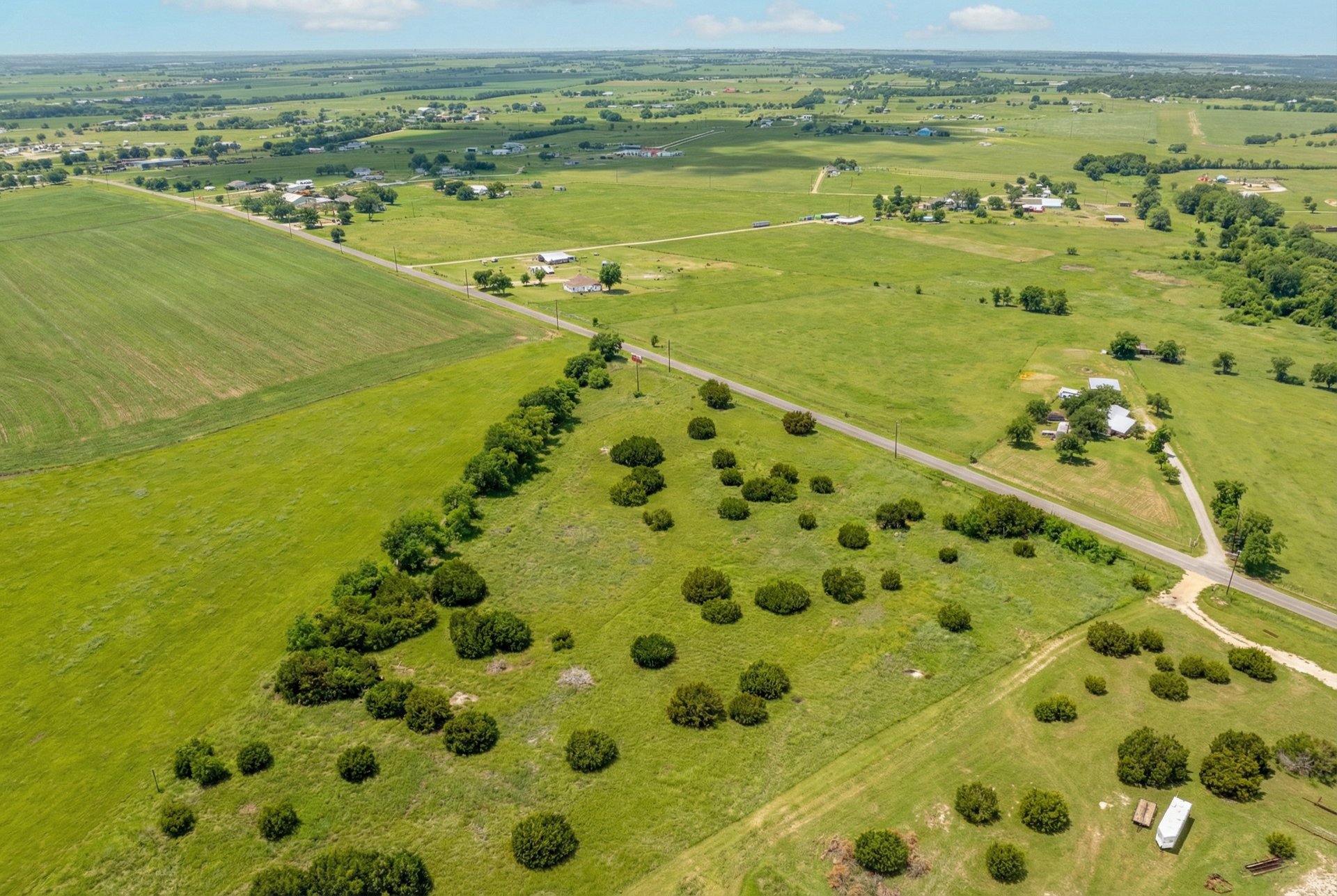562 County Road 154 Georgetown, TX 78626 - Photo 5 of 13 Aerial view of sparsely populated area