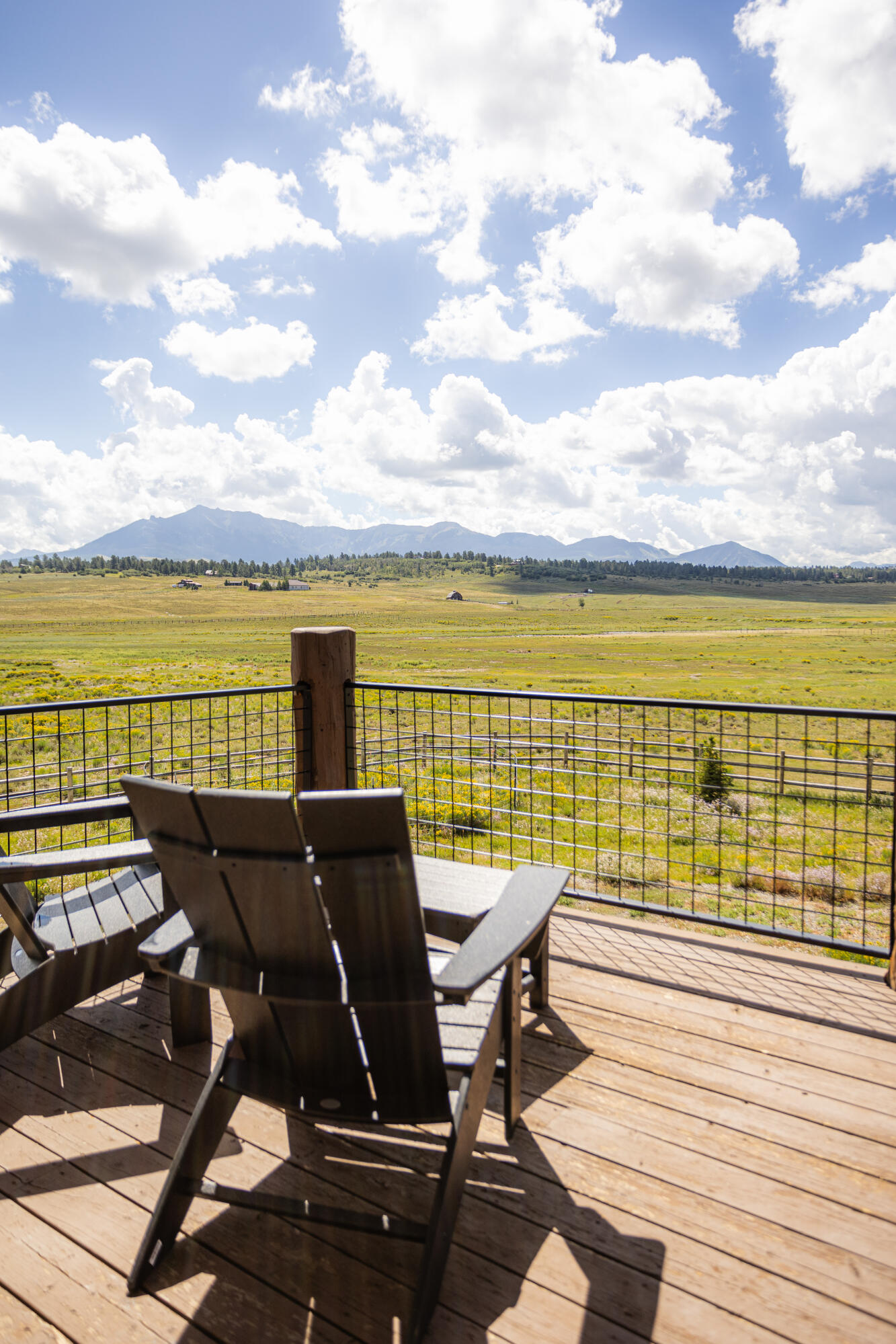 2335 County Road Placerville, CO 81430 - Photo 16 of 38 a view of a balcony with an ocean view