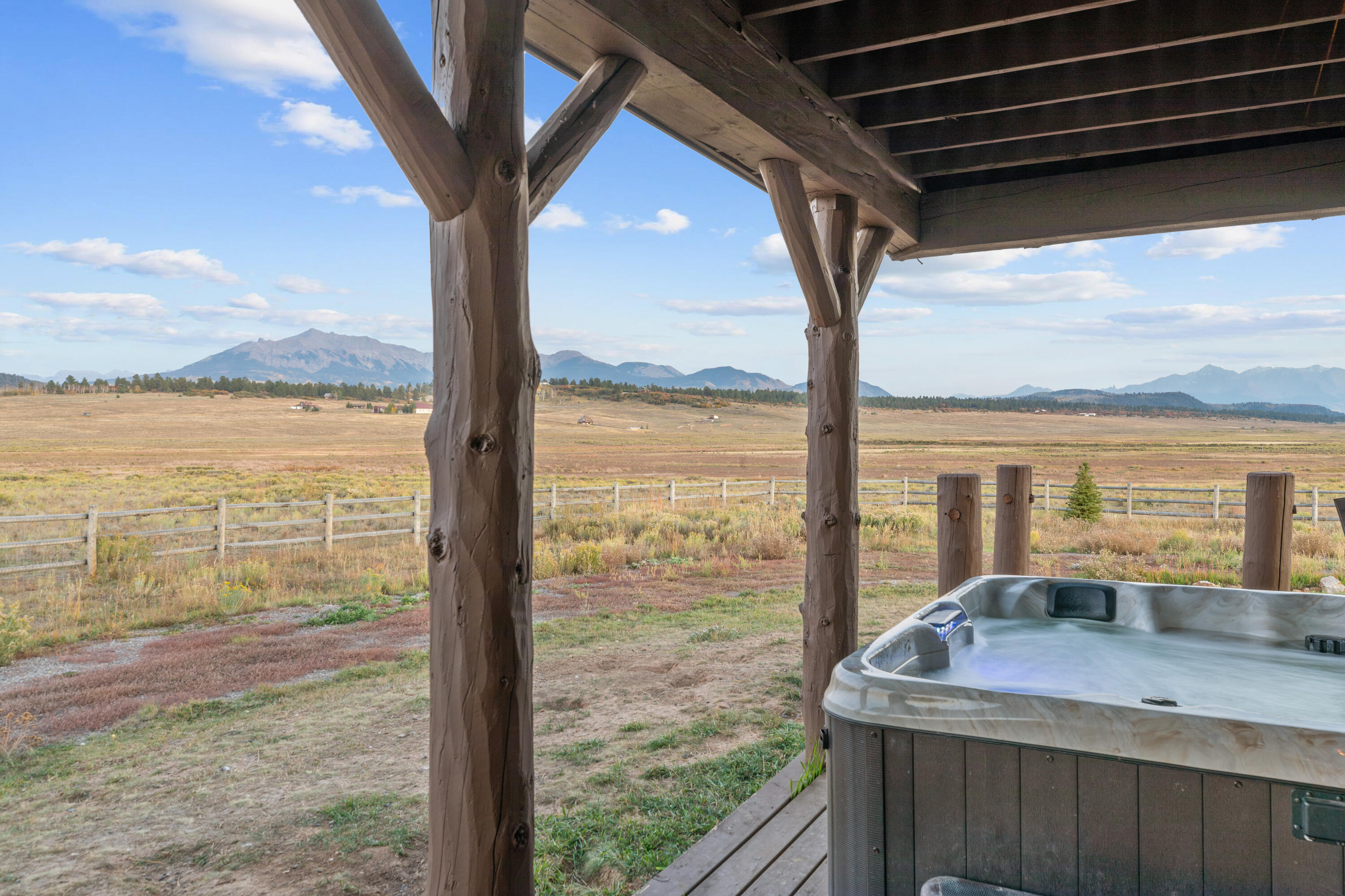 2335 County Road Placerville, CO 81430 - Photo 32 of 38 a view of a city from a balcony