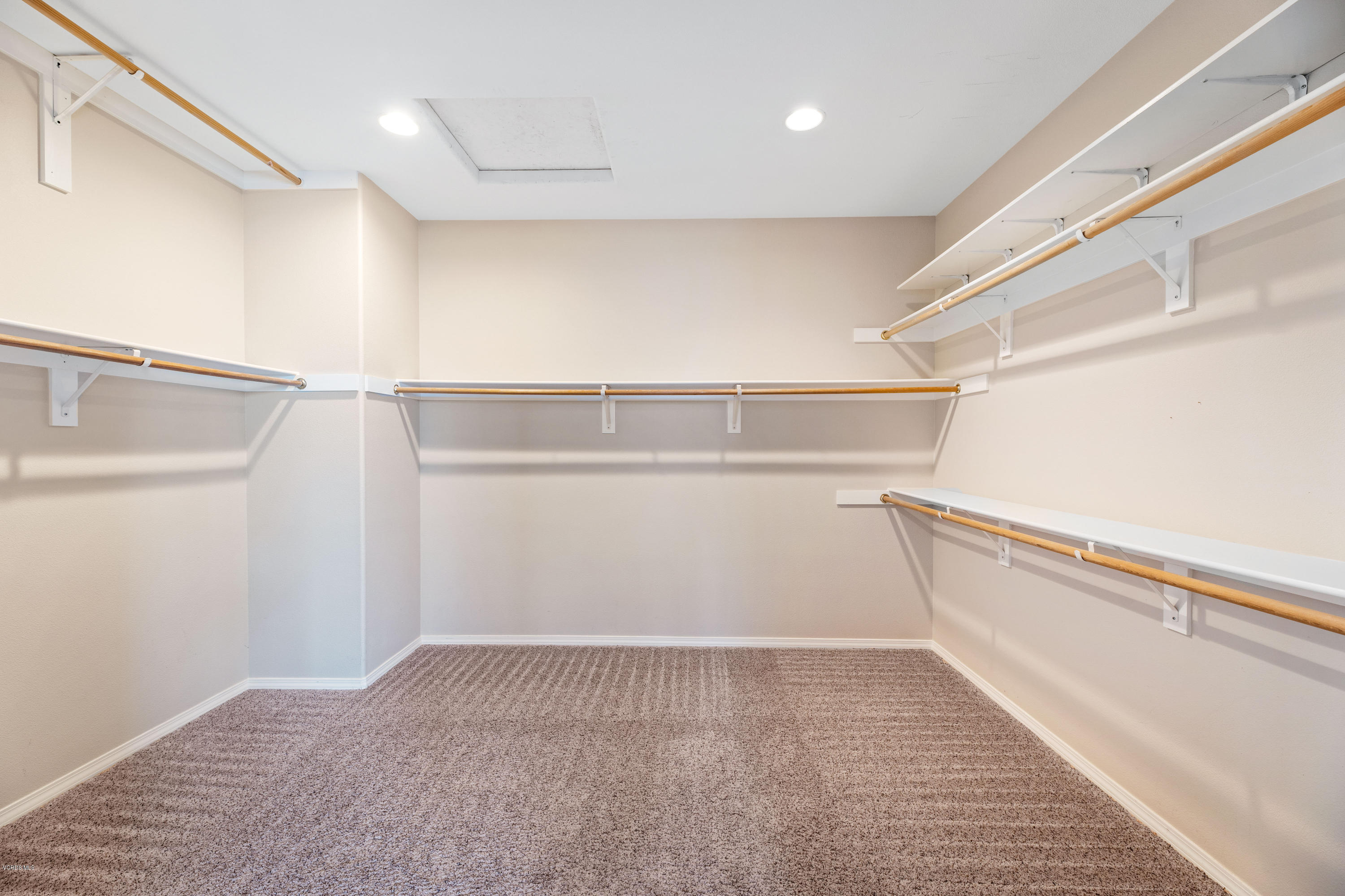 4591 Bluewood Court Moorpark, CA 93021 - Photo 18 of 43 a view of an empty walk in closet