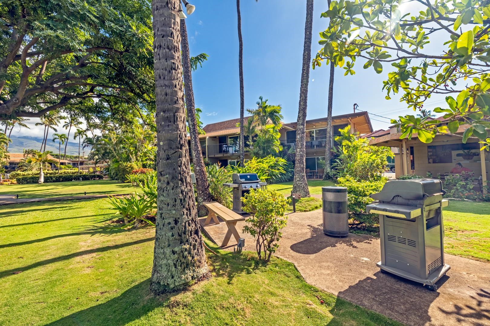 3559 Lower Honoapiilani Road, Unit 5G Lahaina, HI 96761 - Photo 40 of 42 a view of a swimming pool with a patio and a yard