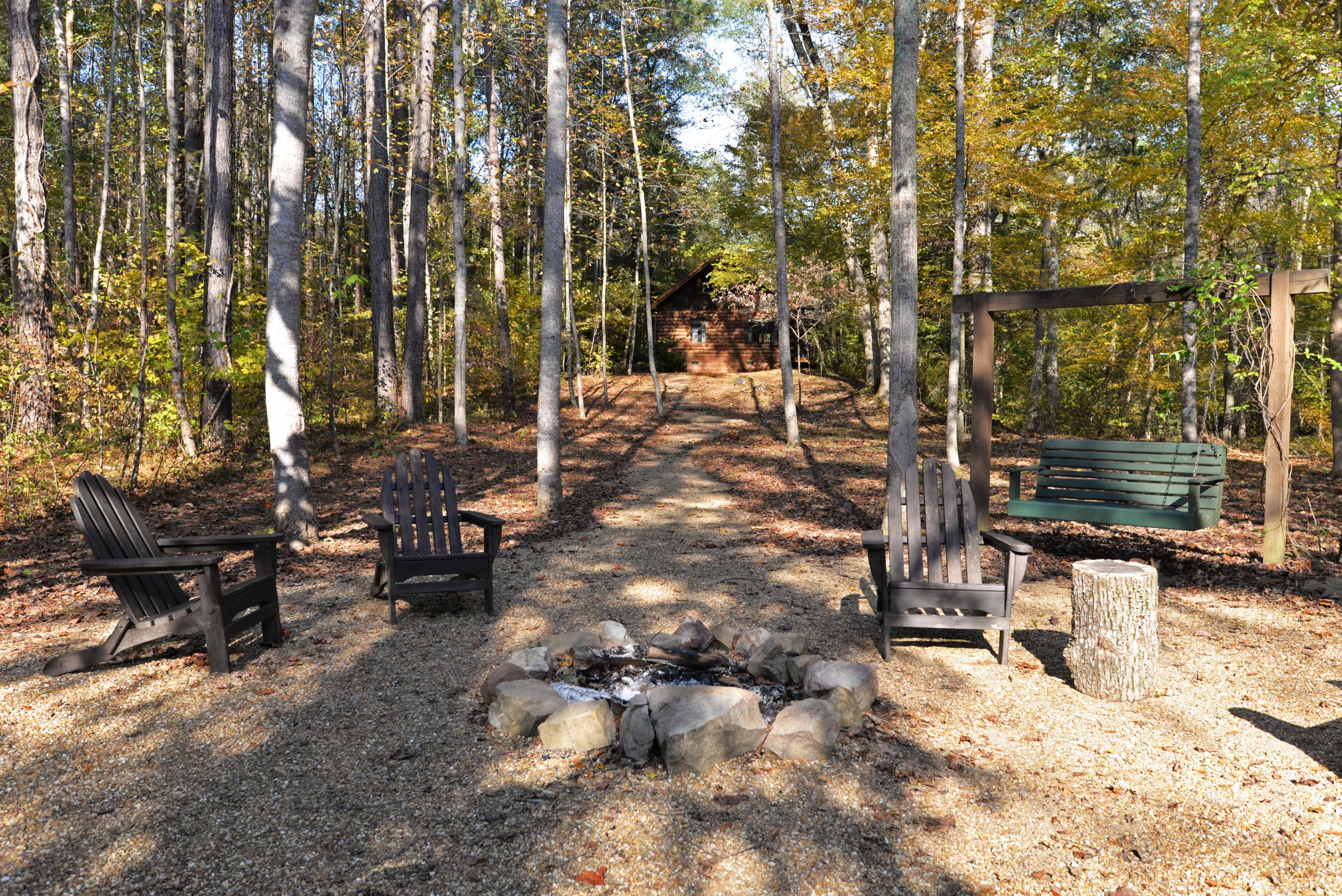 867 Welcome Valley Road Benton, TN 37307 - Photo 72 of 122 Creek Crest firepit to house