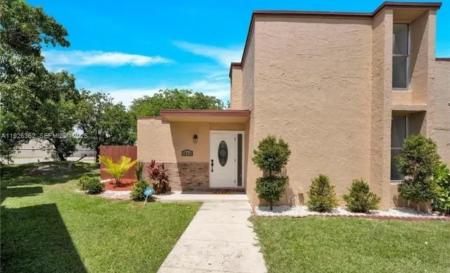 a view of a small garden