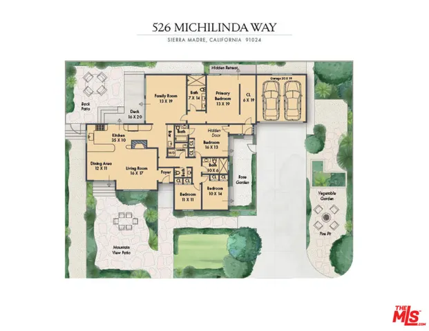 $2,299,000 | 526 Michillinda Way, Sierra Madre, CA 91024