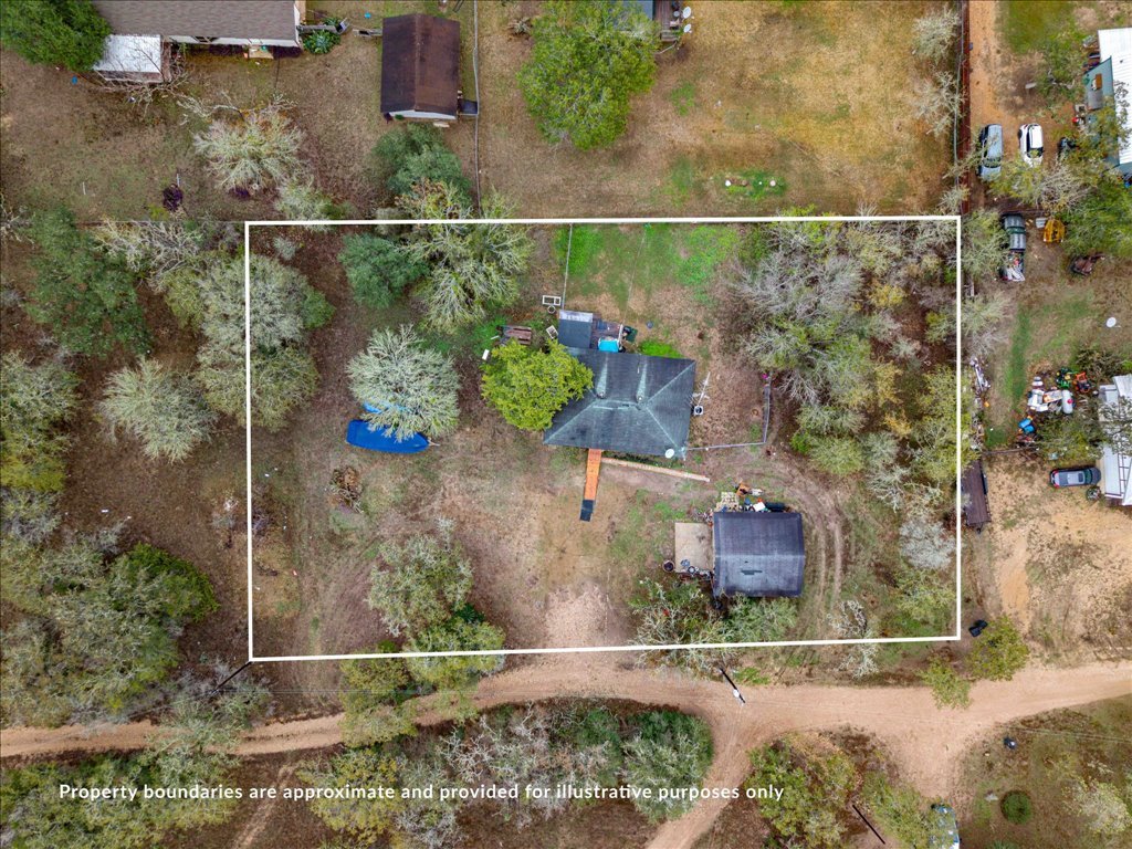 250 Rick Road La Grange, TX 78945 - Photo 12 of 27 an aerial view of houses and roads