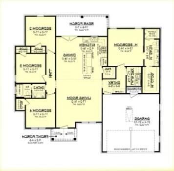 413 Haig Ml Lk Road, Unit 5 Dalton, GA 30720 - Photo 25 of 25 Lot 5 Floor Plan