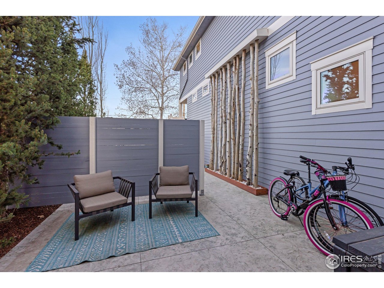 2942 4th Street Boulder, CO 80304 - Photo 29 of 40 a view of a patio with two chairs and a table