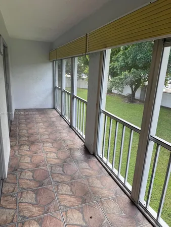 a view of a porch