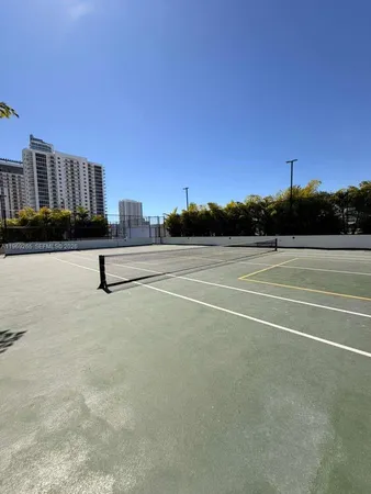 a view of a tennis court