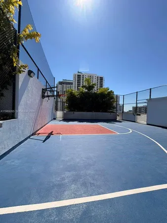 a view of a tennis court