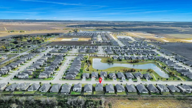 a view of a city with an ocean