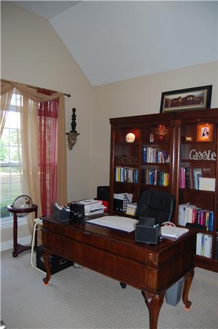2007 Tamara Court Springfield, TN 37172 - Photo 9 of 20 Office is off the foyer area and has vaulted ceiling and French doors that can be closed to make it private. There is a half bath right next to office for convenience.
