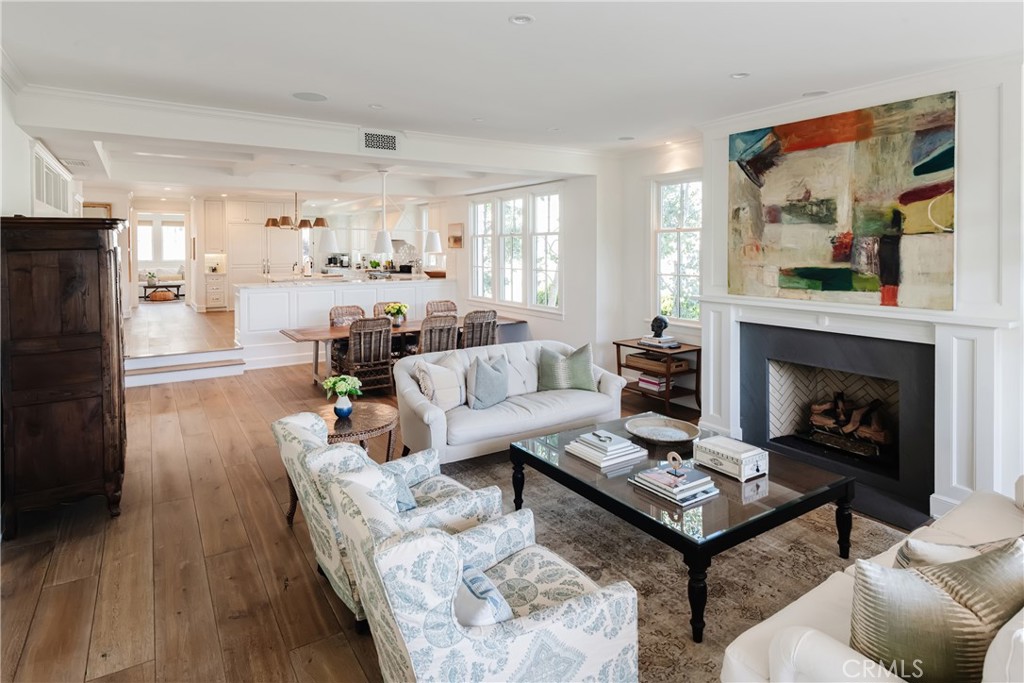 441 3rd Street Manhattan Beach, CA 90266 - Photo 2 of 30 a living room with furniture and a fireplace