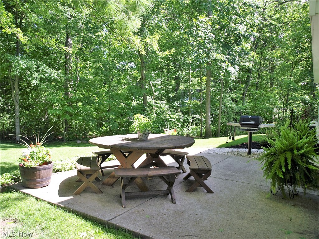 4183 Springdale Road Stow, OH 44224 - Photo 15 of 17 Patio Area with Built-In Gas Grill