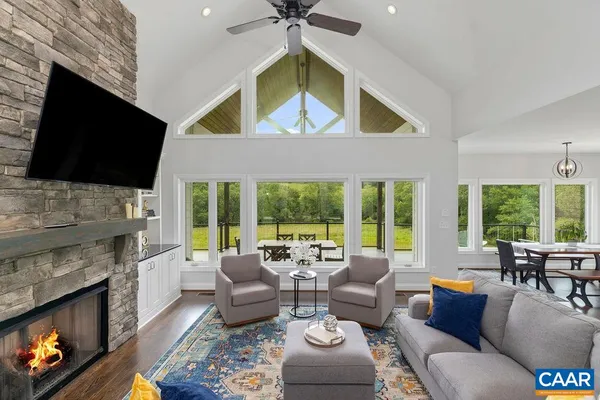 a bed room with a bed and a night stand