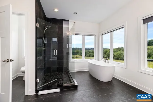 a view of mountain with lake view