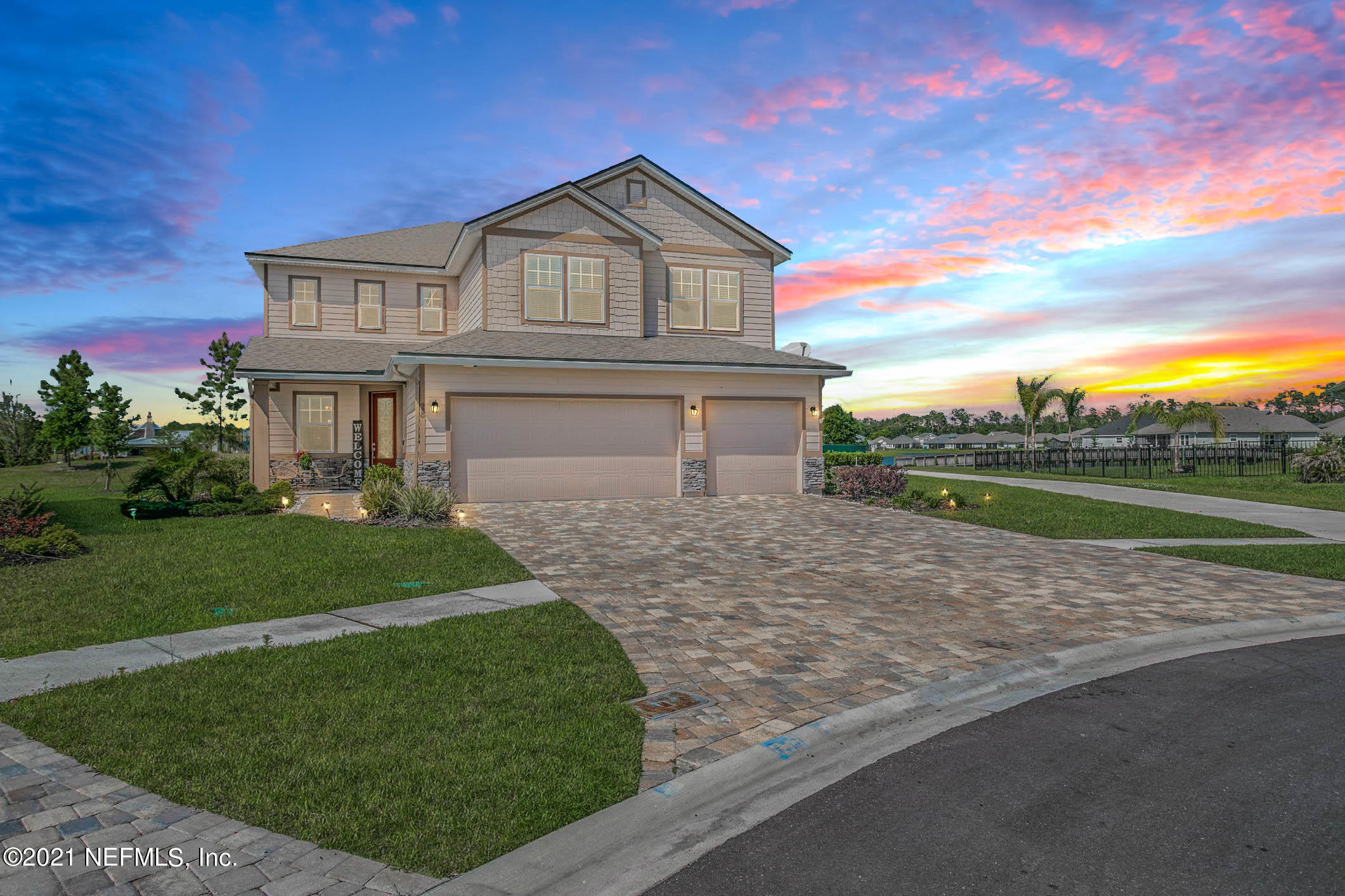 Virtually Enhanced Front of Home