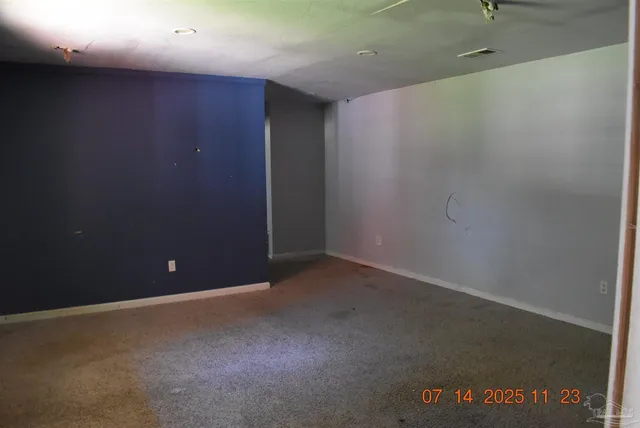 a view of an empty room