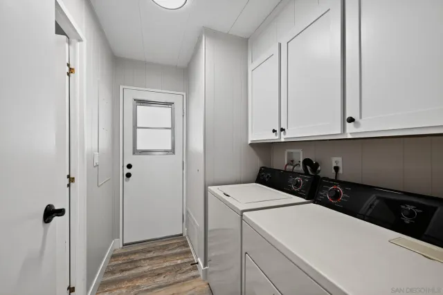 a room with storage and utility