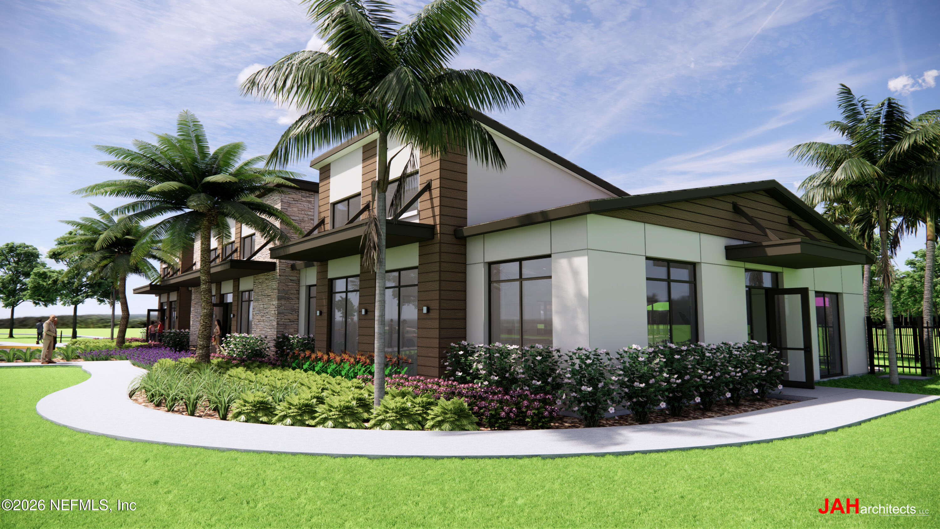 320 Fishtail Place Palm Coast, FL 32164 - Photo 23 of 27 a front view of house and yard with green space