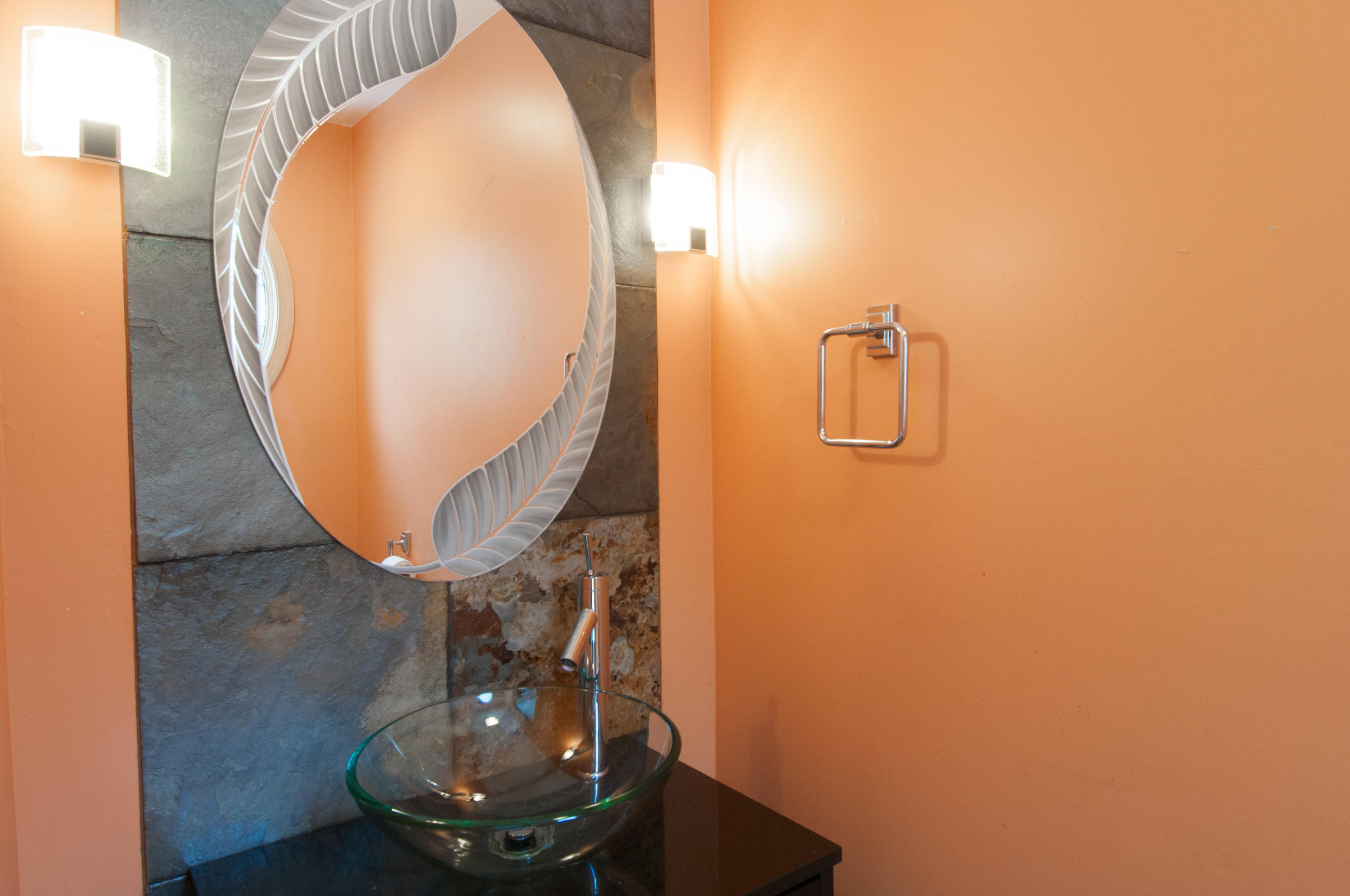 255 Ridge Lake Road Crestview, FL 32536 - Photo 53 of 54 an entryway in wooden floor with a mirror