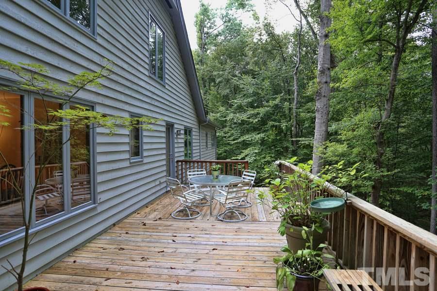 1420 Bascomb Drive Raleigh, NC 27614 - Photo 3 of 23 Seller added on to give you even more privacy and fun for entertaining. Over 600 sq. ft of deck