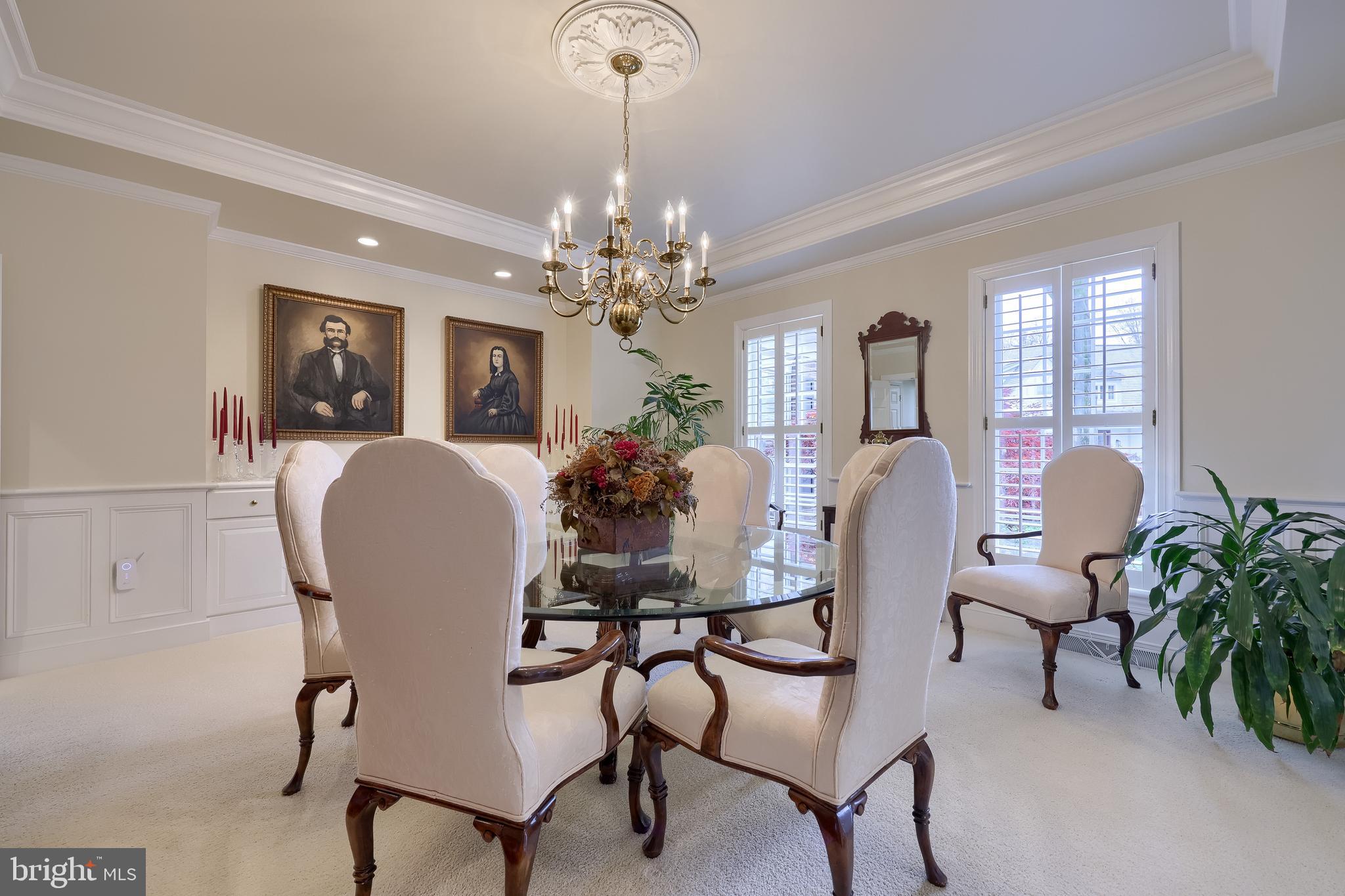 78 Oakhill Drive Lititz, PA 17543 - Photo 12 of 90 a view of a dining room with furniture and chandelier
