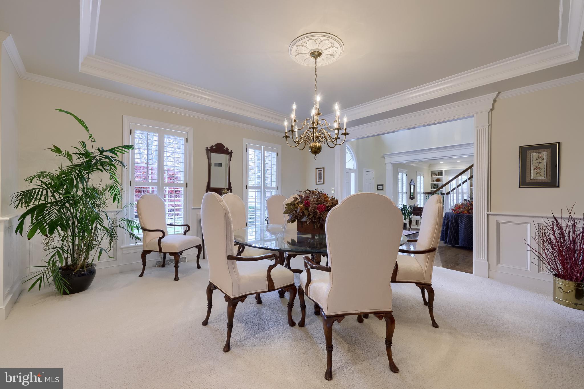 78 Oakhill Drive Lititz, PA 17543 - Photo 13 of 90 a view of a dining room with furniture and chandelier