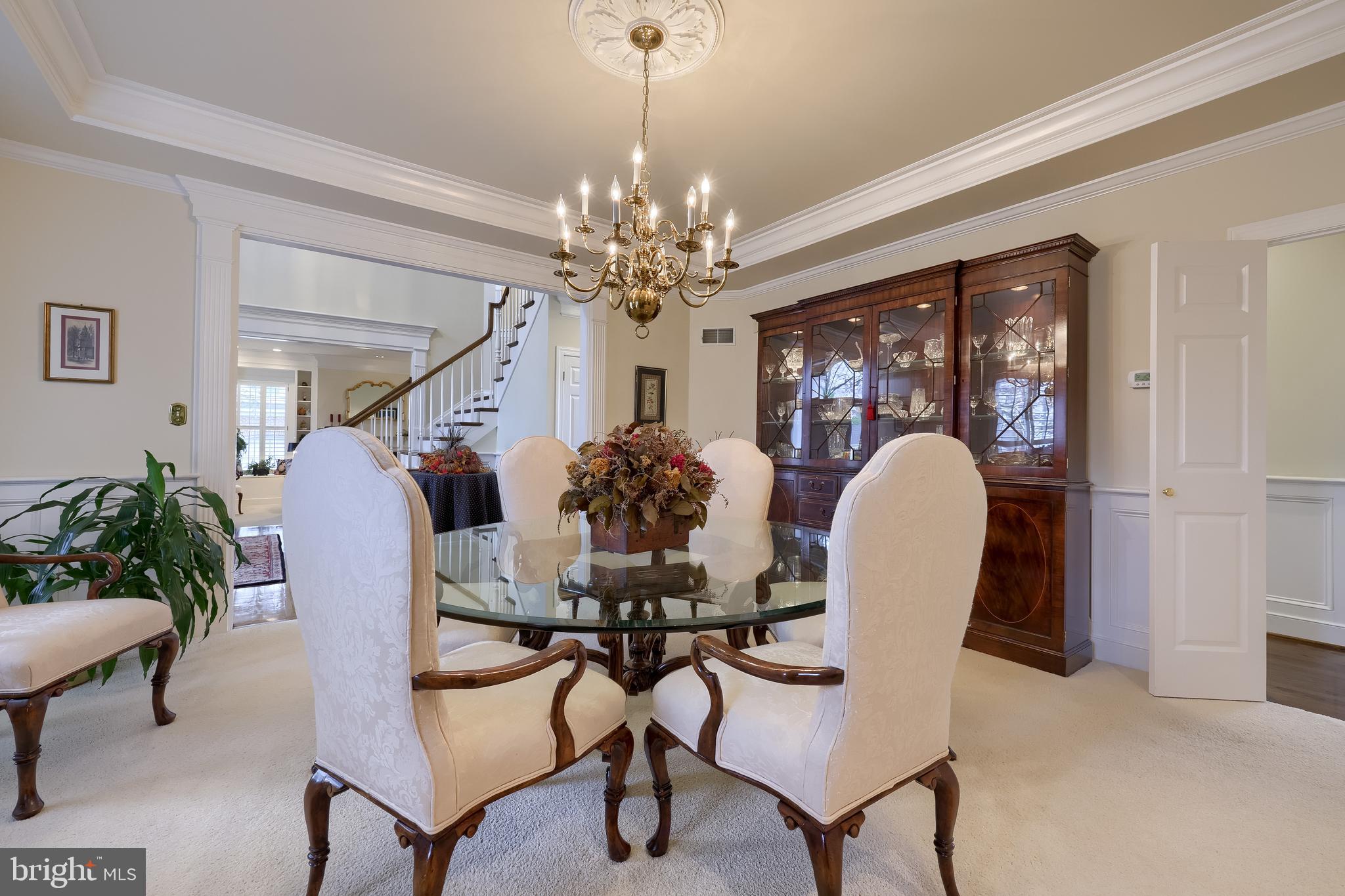 78 Oakhill Drive Lititz, PA 17543 - Photo 14 of 90 a view of a dining room with furniture and chandelier