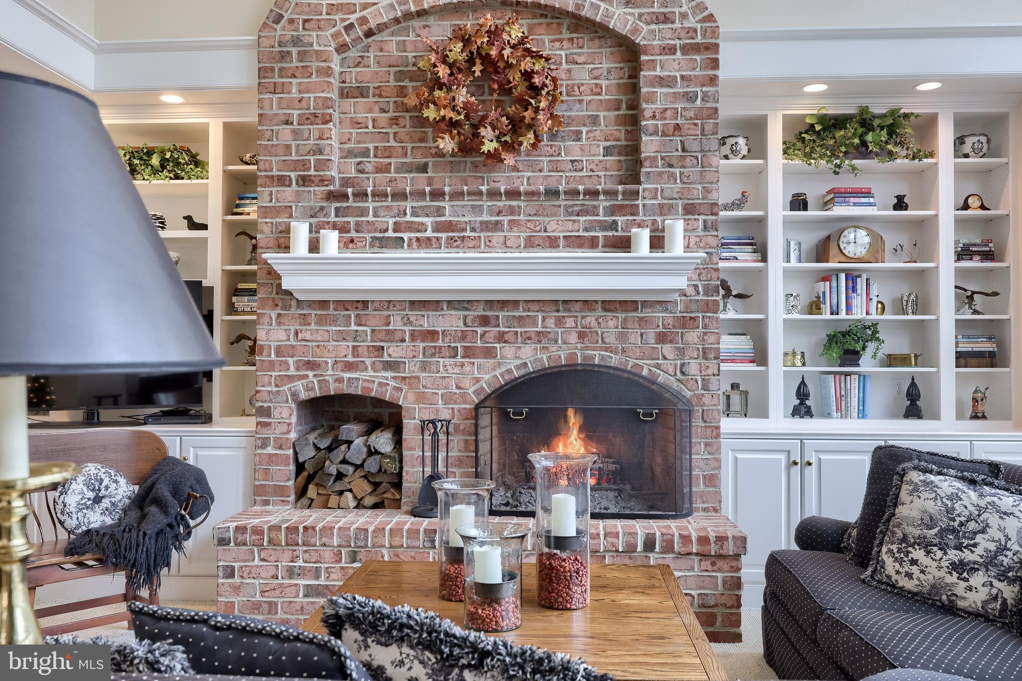 78 Oakhill Drive Lititz, PA 17543 - Photo 33 of 90 a living room with furniture and a fireplace