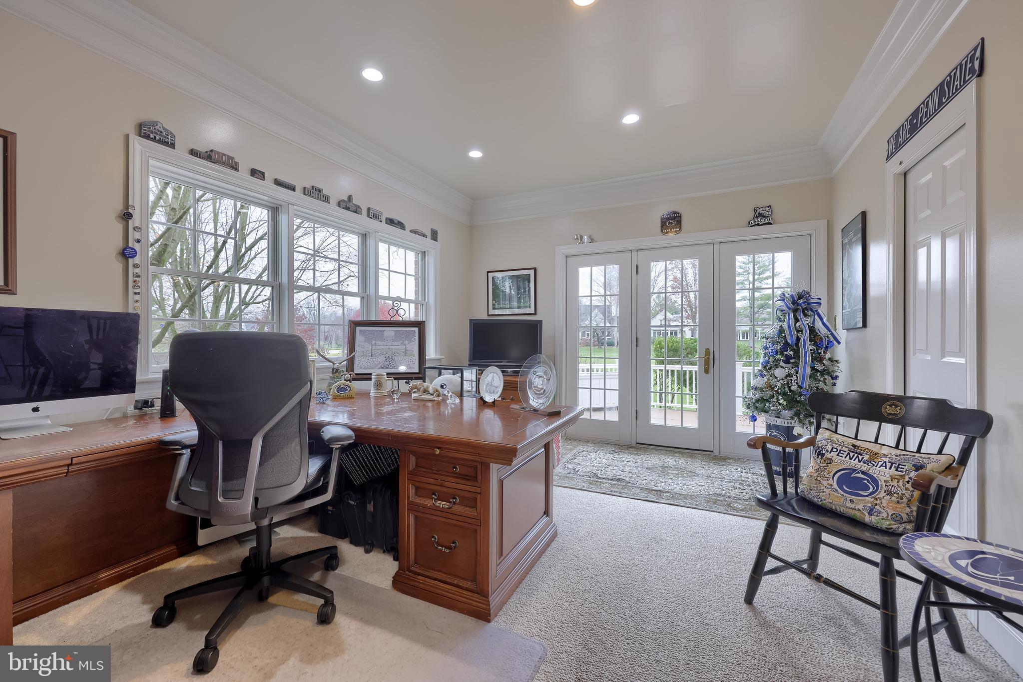 78 Oakhill Drive Lititz, PA 17543 - Photo 35 of 90 a view of a workspace with furniture and a window