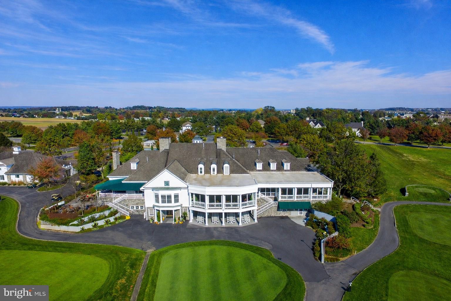 78 Oakhill Drive Lititz, PA 17543 - Photo 83 of 90 an aerial view of residential houses with outdoor space and swimming pool