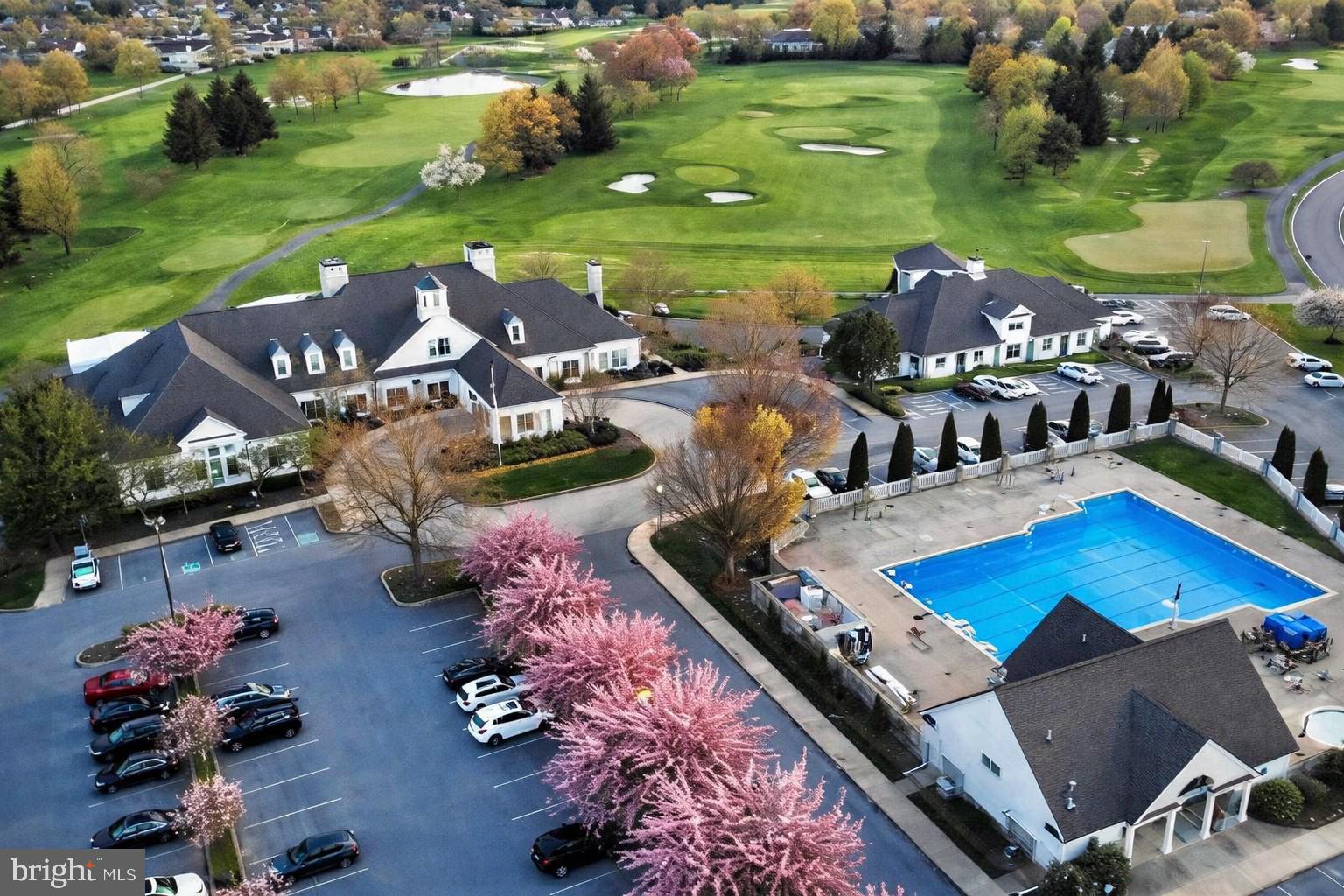 78 Oakhill Drive Lititz, PA 17543 - Photo 87 of 90 an aerial view of a house with a garden and lake view