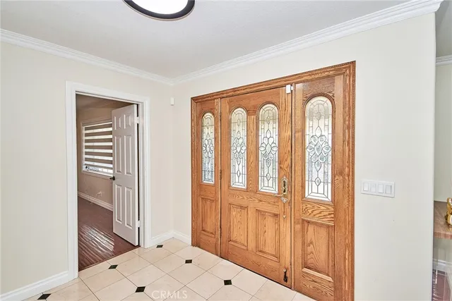 a view of a bedroom with window