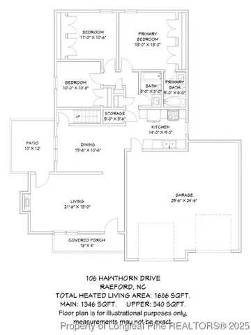 $1,900 | 106 Hawthorn Drive, Raeford, NC 28376