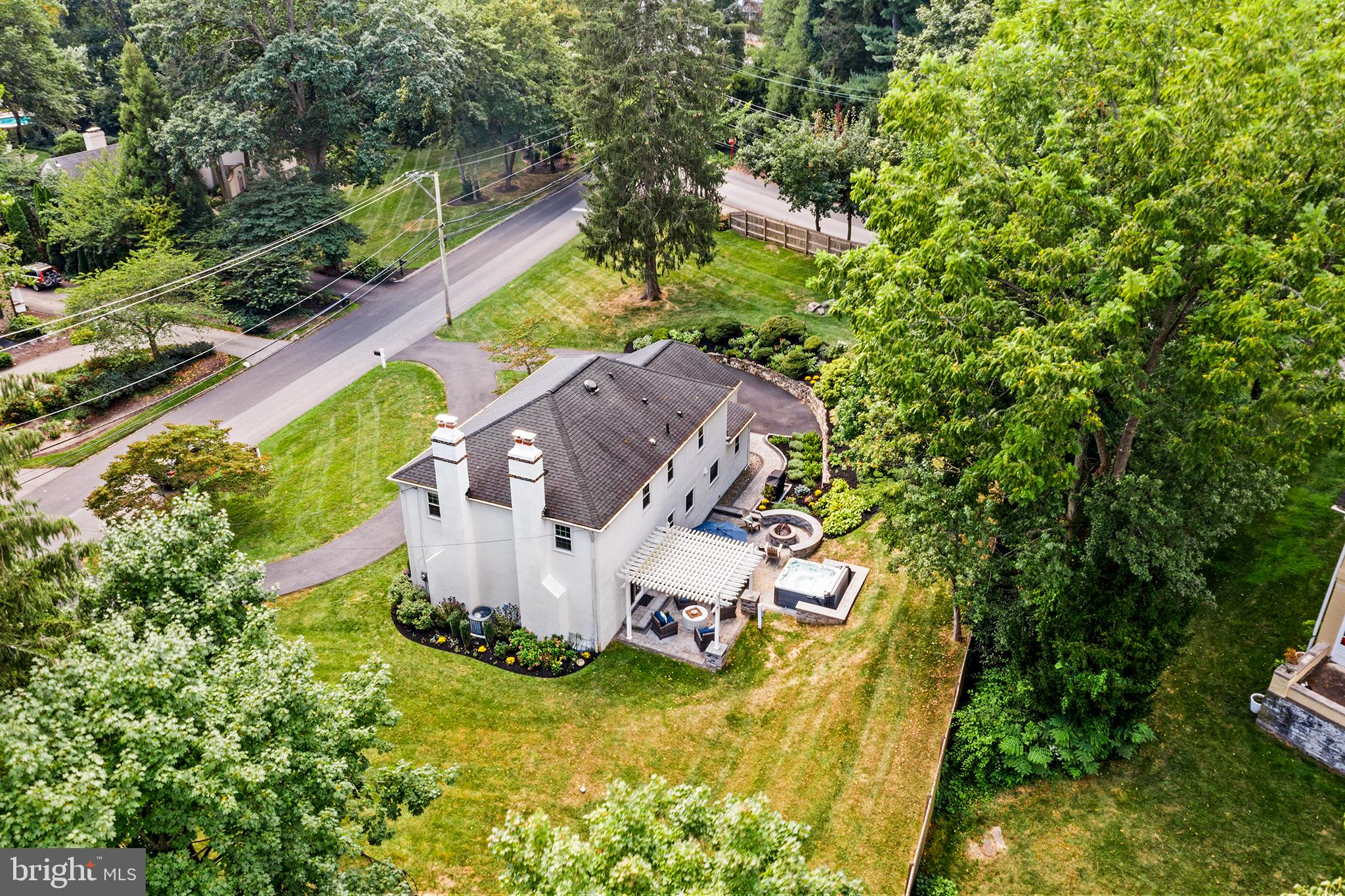 301 Orchard Way Wayne, PA 19087 - Photo 42 of 48 Aerial View