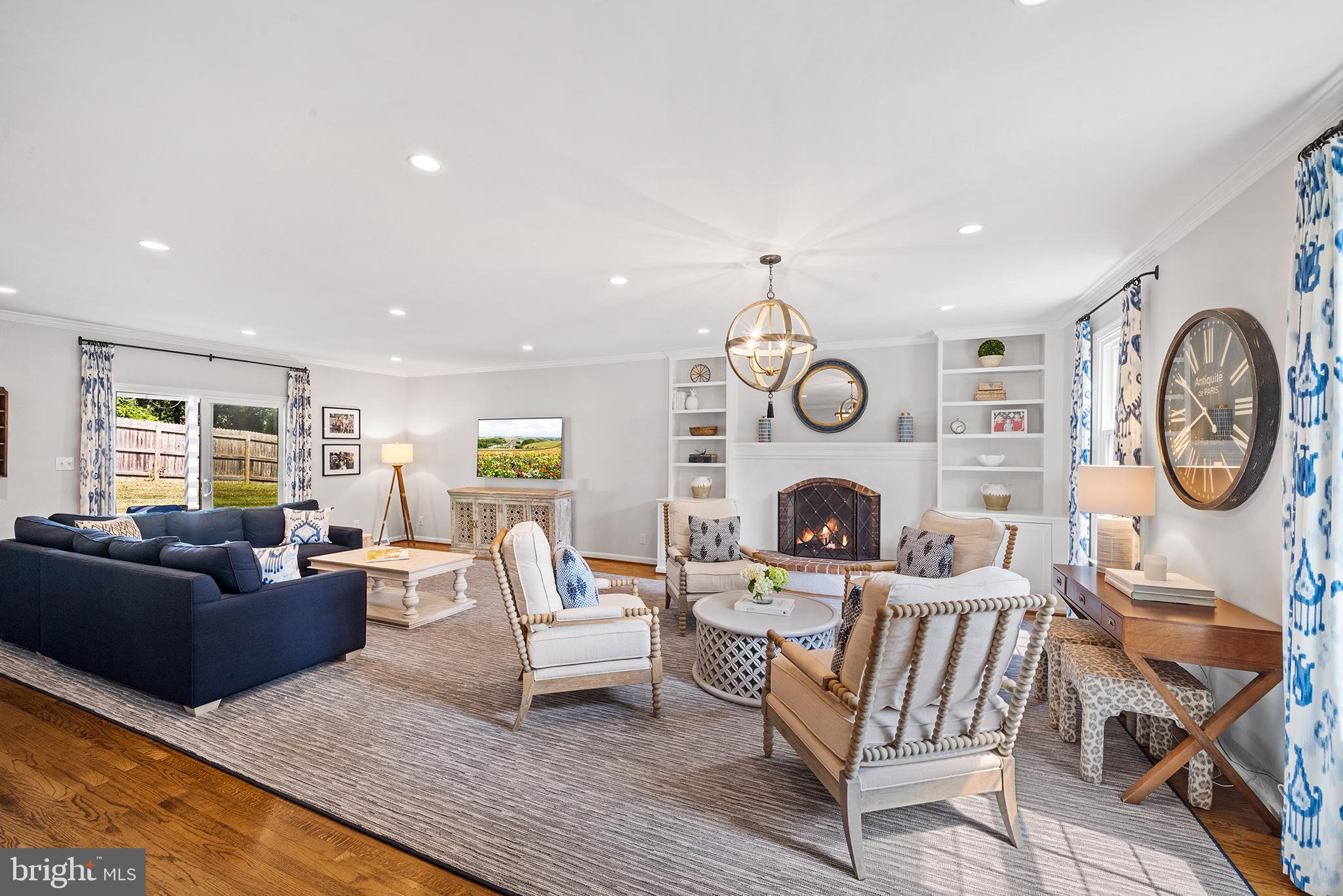 301 Orchard Way Wayne, PA 19087 - Photo 7 of 48 Living Room with Dual Seating Areas