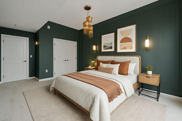 3300 Windy Ridge Parkway Southeast, Unit 711 Atlanta, GA 30339 - Photo 19 of 37 a bedroom with bed and window