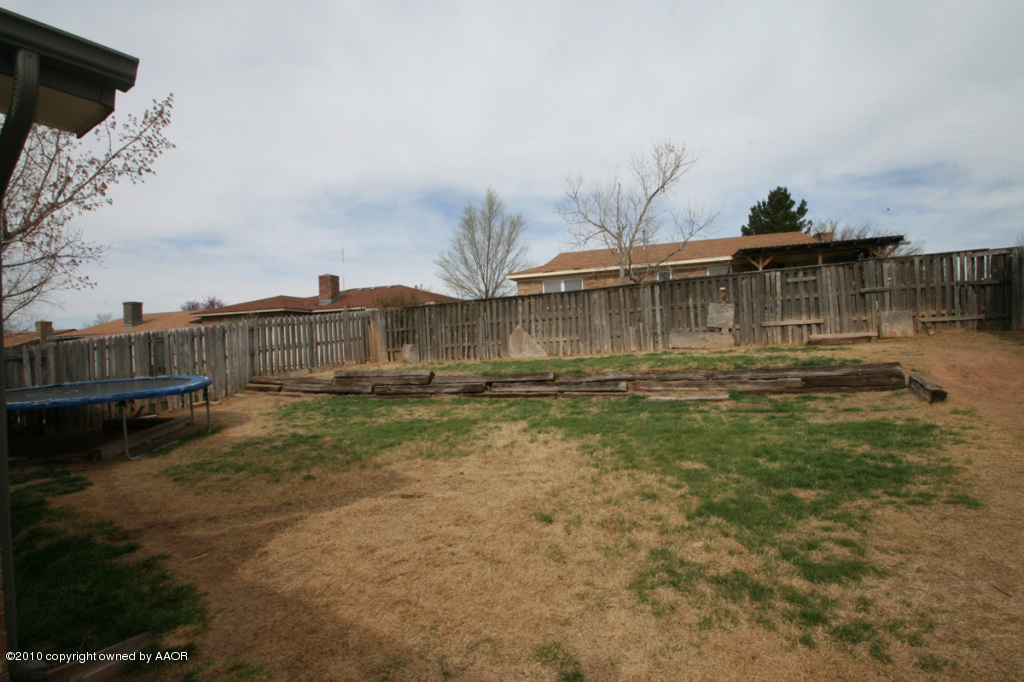 5100 Raindrop Lane Amarillo, TX 79110 - Photo 2 of 11 back yard