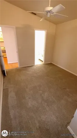 a view of empty room