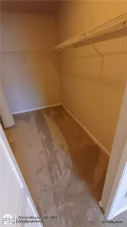 a view of a room with empty racks