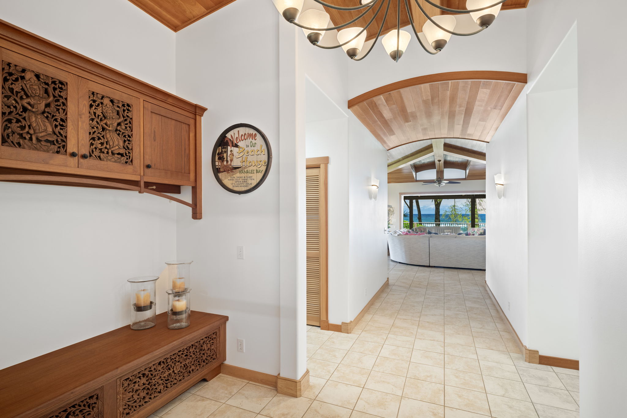 7312 Alealea Road Hanalei, HI 96714 - Photo 3 of 30 a view of room with furniture and entryway